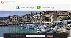 Desktop Screenshot of calvi-location.fr
