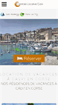 Mobile Screenshot of calvi-location.fr